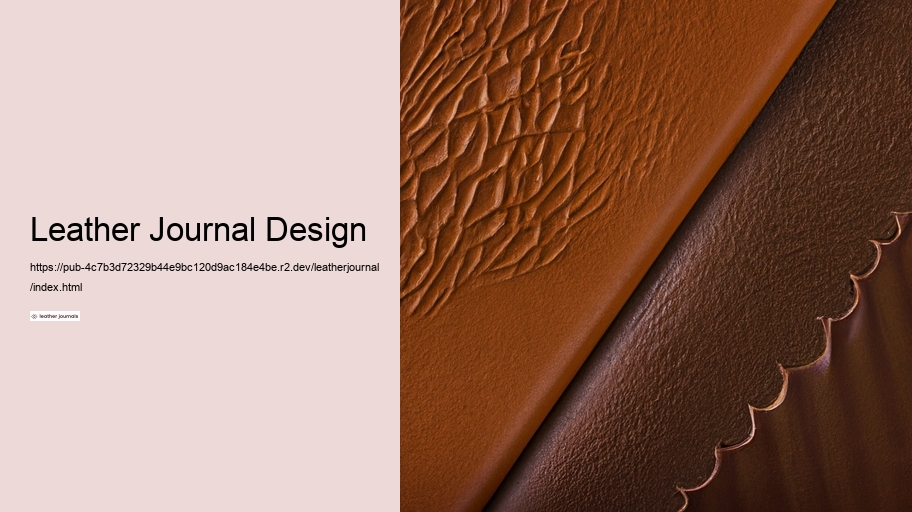 Leather Journal Design